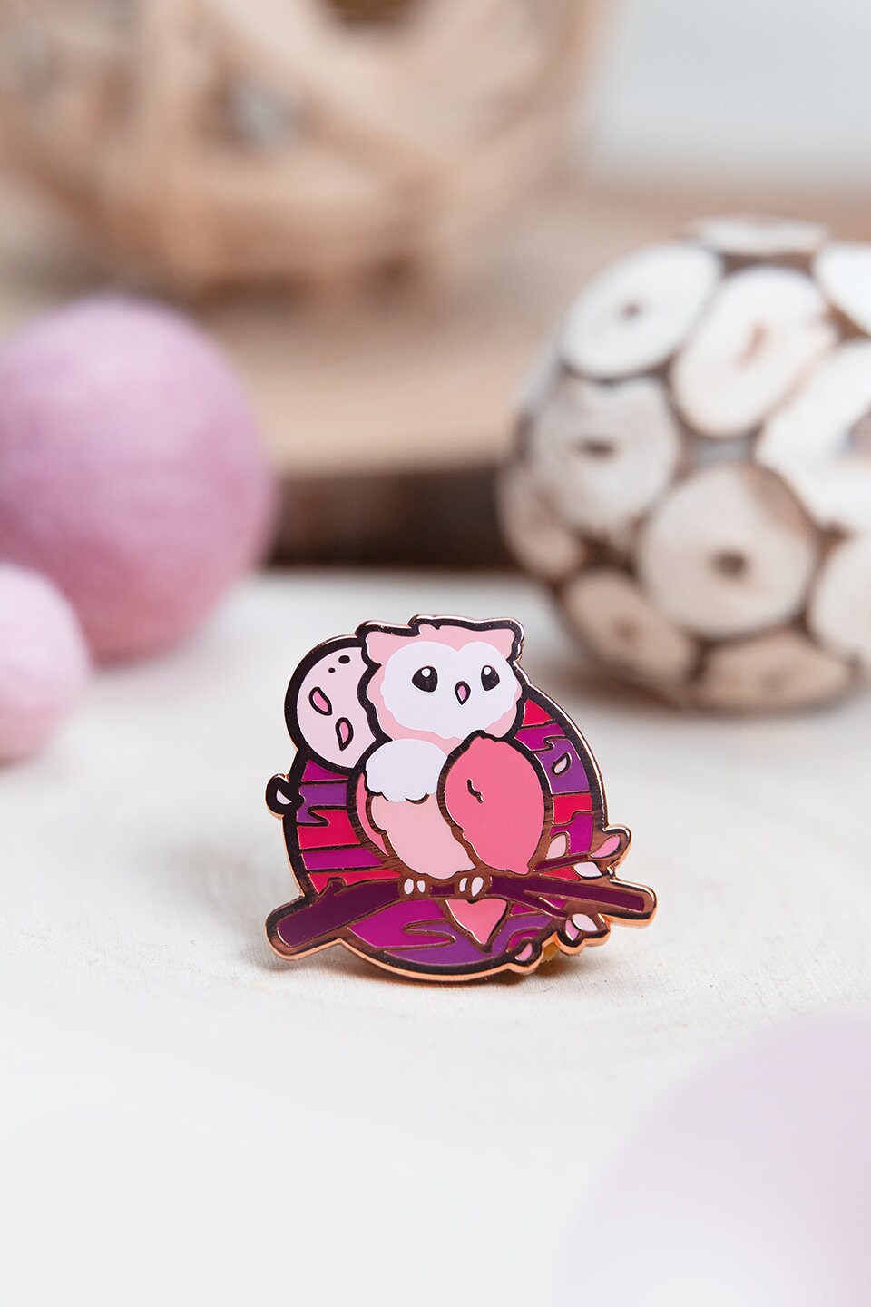 miamouz-magical-sunset-owl-emaille-pin-eulen-anstecker-normal image 2