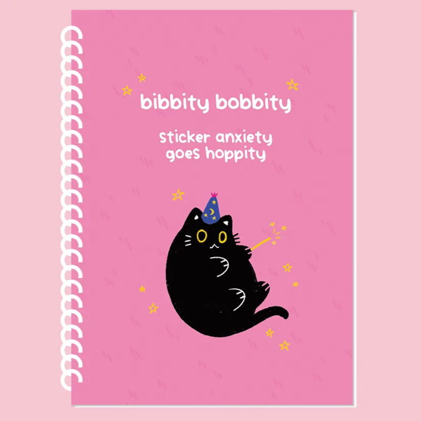 miamouz-notebooks-sticker-anxiety-stickerbuch-a5-pastell image 1
