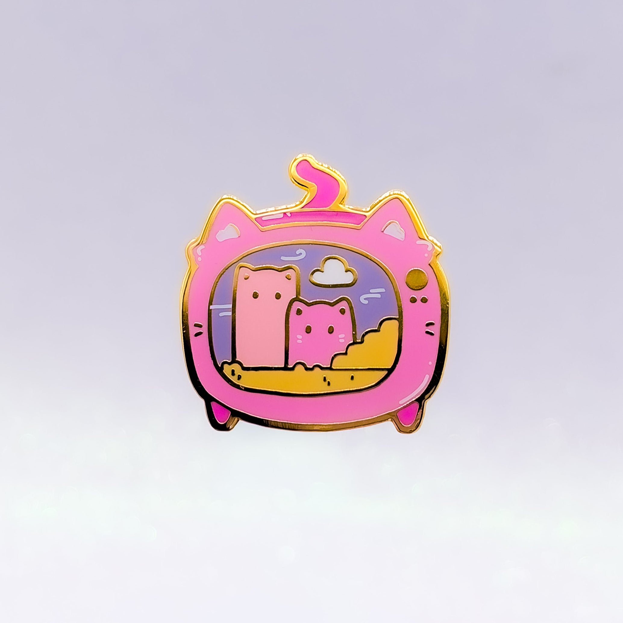 miamouz-kawaii-gaming-cats-emaille-pin-pastell image 1