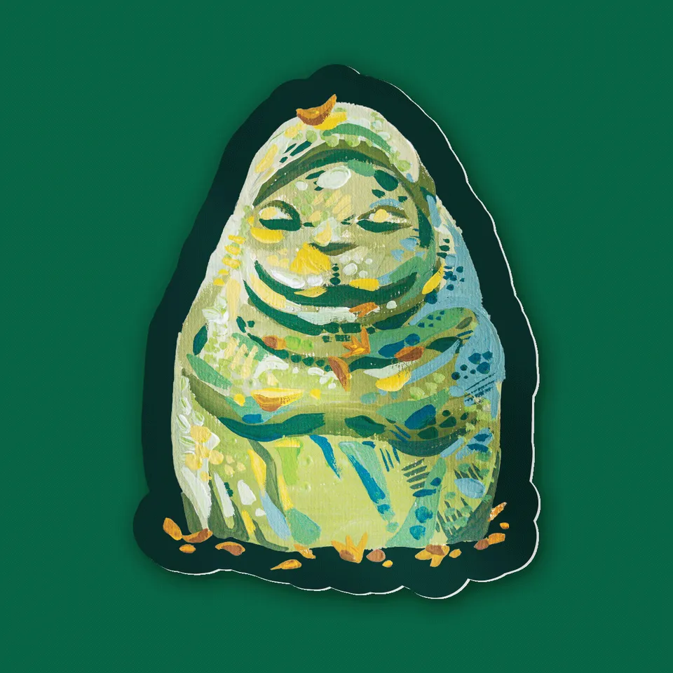 kabujiro-d-sojin-statue-vinyl-sticker-82x62mm image 1