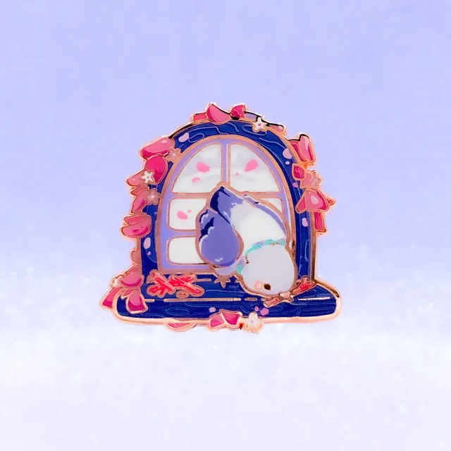 miamouz-peaceful-pigeon-emaille-pin-taube-43-mm-hard-enamel image 1