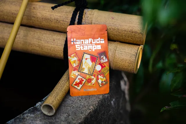 kabujiro-hanafuda-stamps-vol-1-emaille-pin-blind-bag image 1