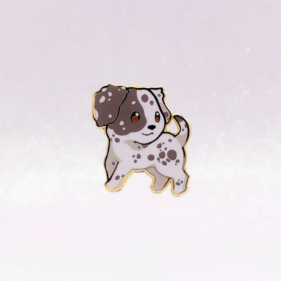 miamouz-enamel-pins-dalmatiner-emaille-pin-schwarz-31mm image 1
