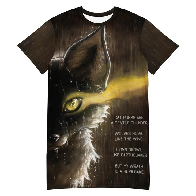 howling-riot-thunder-extra-long-t-shirt-oversize-kleid-gr-m image 1