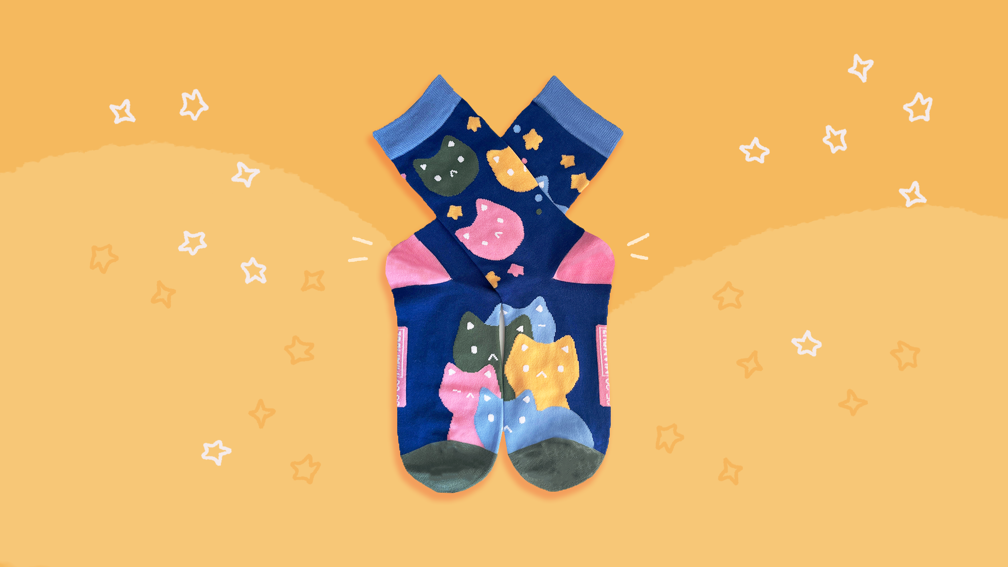 miamouz-cotton-candy-cats-socken-katzen-eu-35-39-pastell image 2