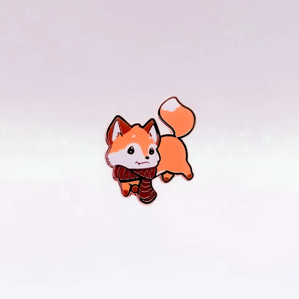 miamouz-autumnal-fox-emaille-pin-fuchs-33x28-mm-gold image 1
