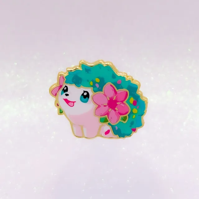 miamouz-blooming-hedgehog-492-emaille-pin-normal-gl-nzend image 1