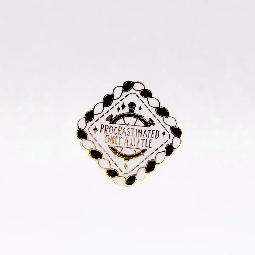 miamouz-enamel-pins-procrastinated-only-a-little-pin-41mm-gold image 1