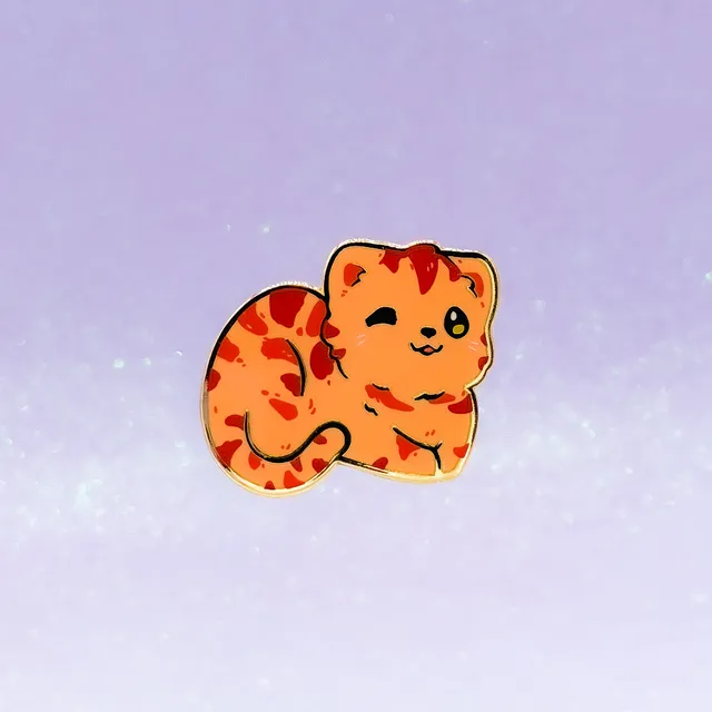 miamouz-enamel-pins-rot-getigerte-katze-emaille-pin-35mm image 1