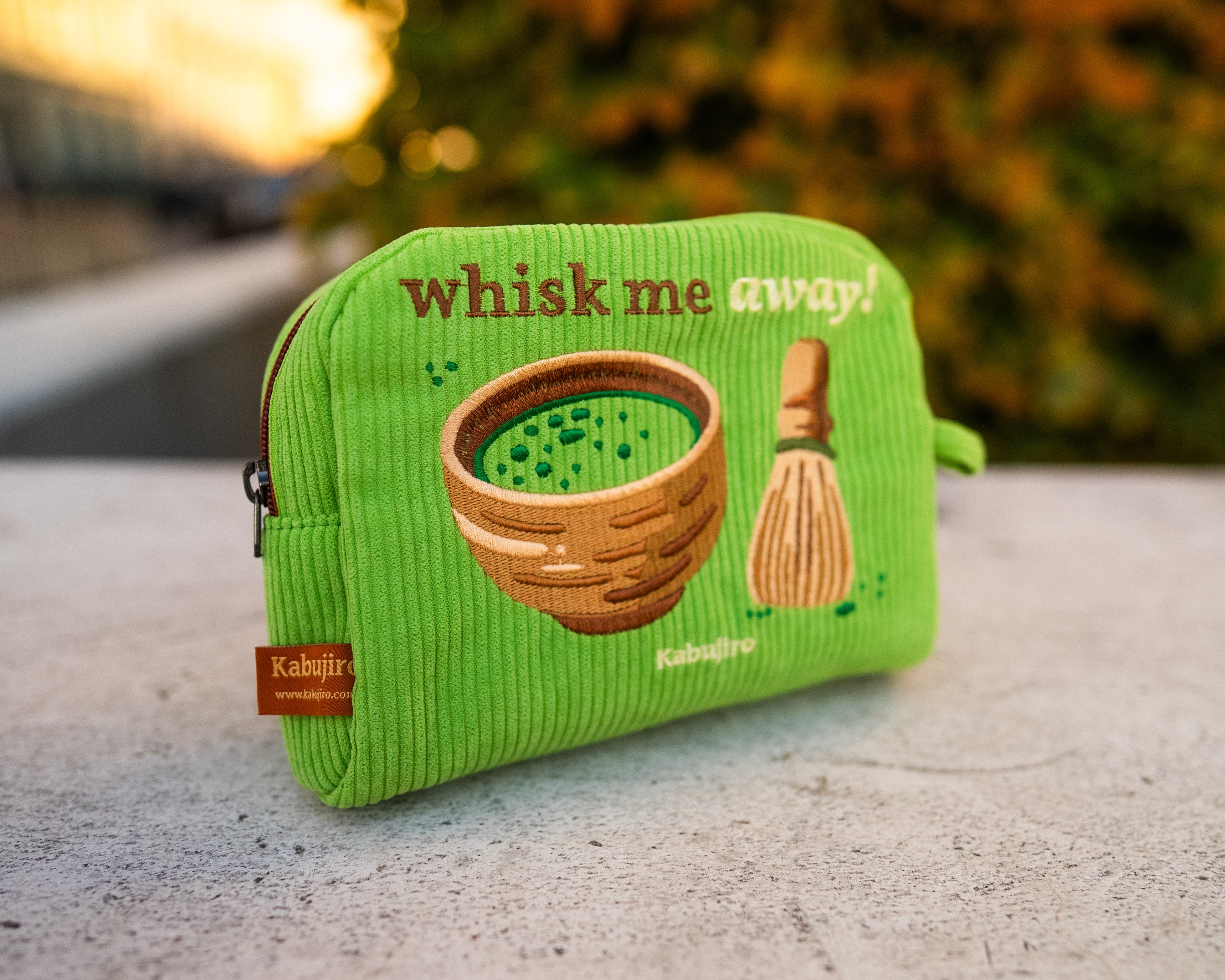 kabujiro-bags-matcha-travel-pouch-tasche-21x15cm-cord image 2