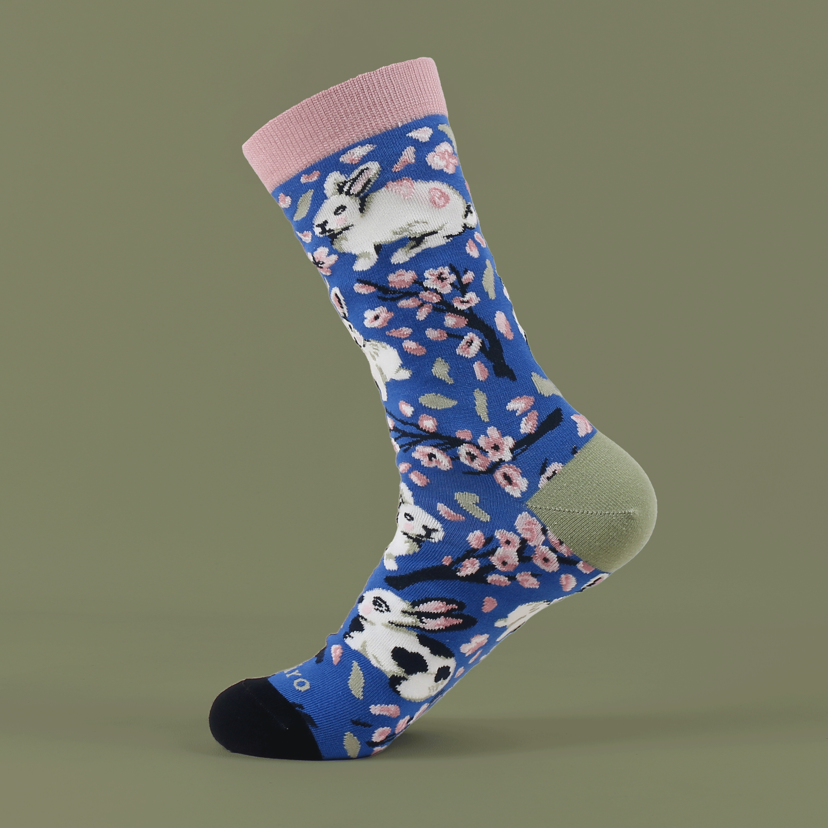 kabujiro-sakura-bunnies-socken-baumwolle-eu-37-43 image 3
