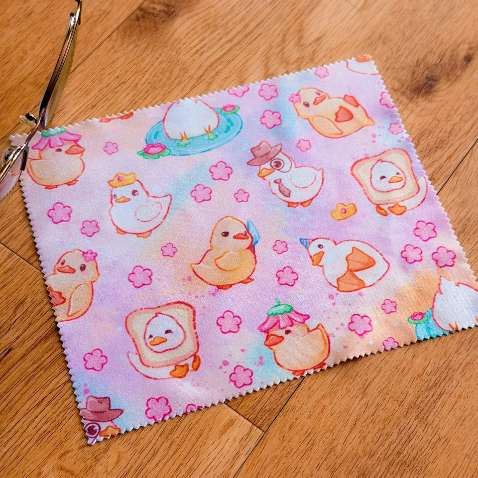 miamouz-microfiber-cloth-adventure-ducks-brillentuch-15x18-enten image 1