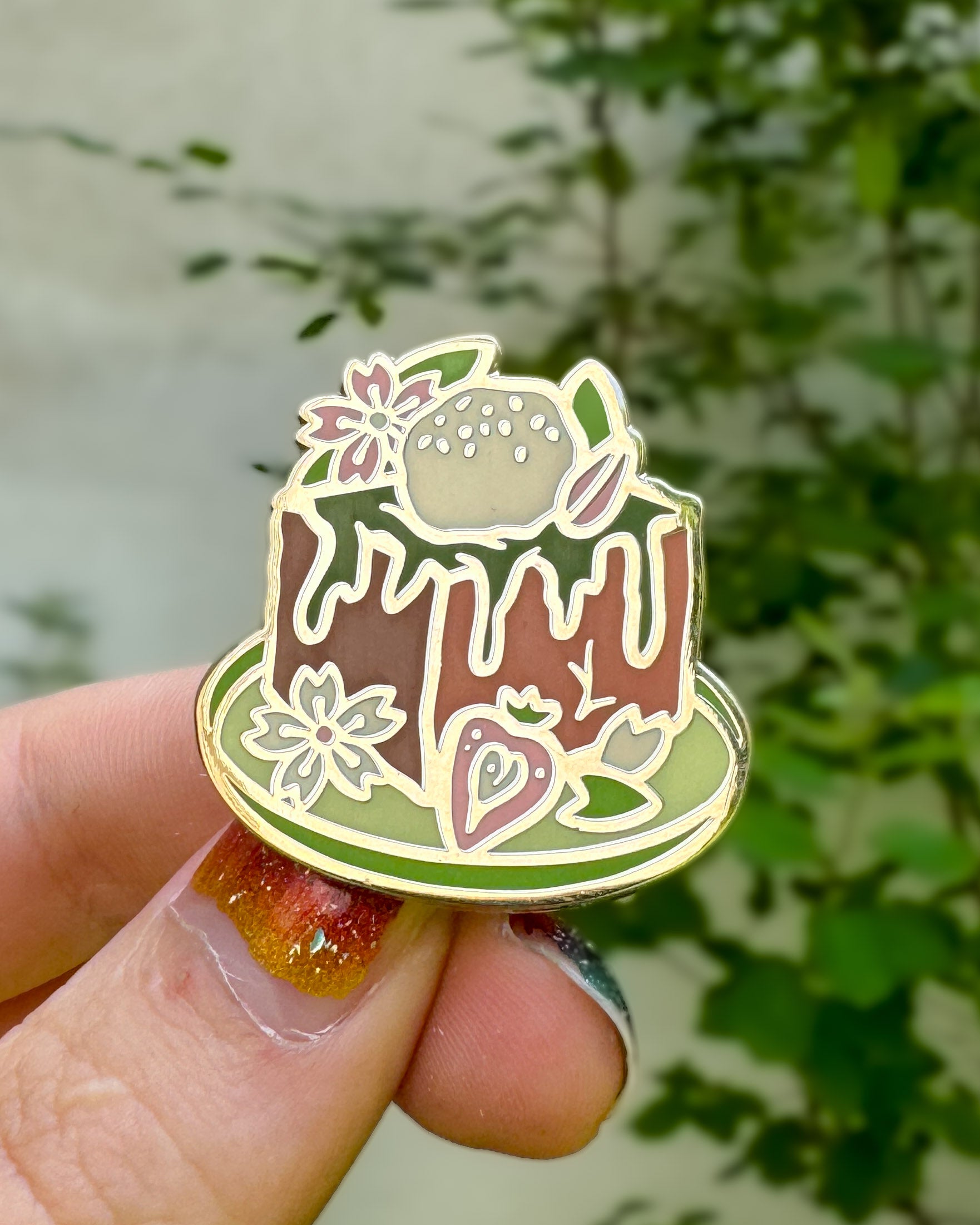 kabujiro-honey-toast-matcha-dessert-enamel-pin-35mm image 2