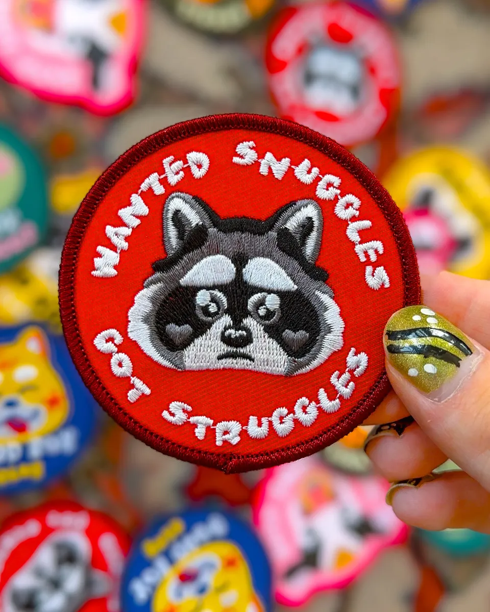 kabujiro-wanted-snuggles-patch-waschb-r-aufb-geln-7-5cm image 1
