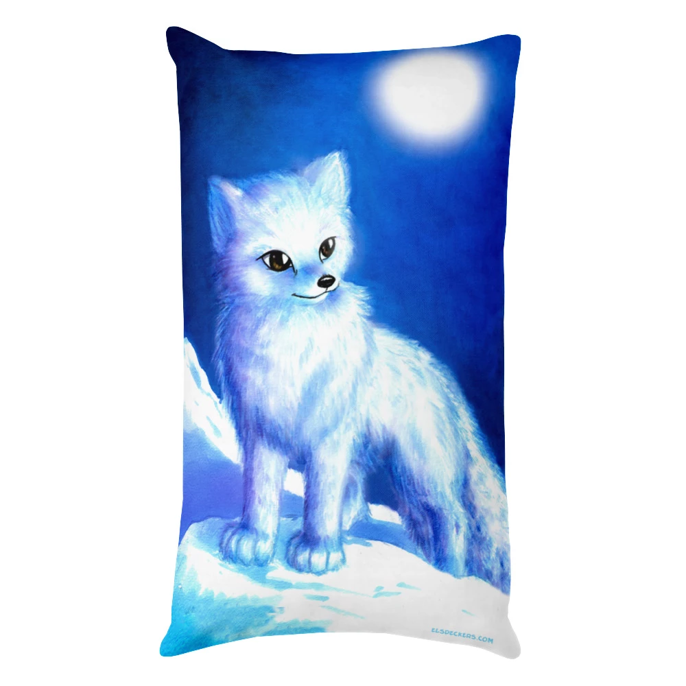 howling-riot-arctic-fox-kissen-polyester-wei-deko image 1