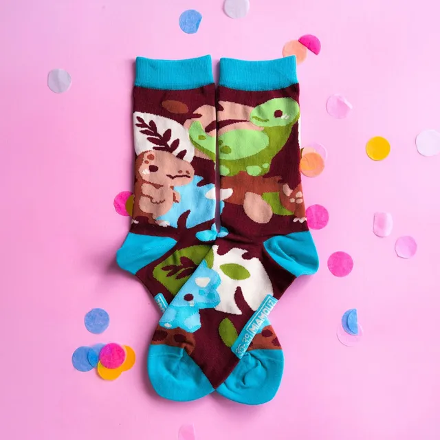 miamouz-delightful-dinosaurs-socken-dino-lila-eu-35-39 image 1