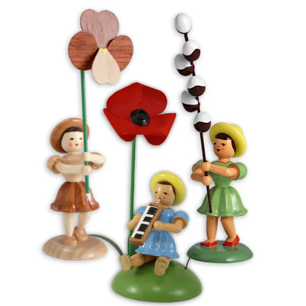 blank-blumenkinder-holzfiguren-ganzjahresdeko image 1