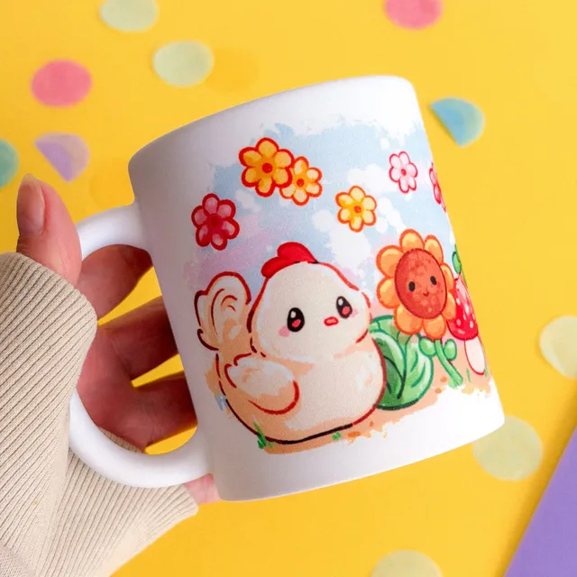 miamouz-farm-friends-tasse-keramik-330-ml-ente-huhn-matt image 1