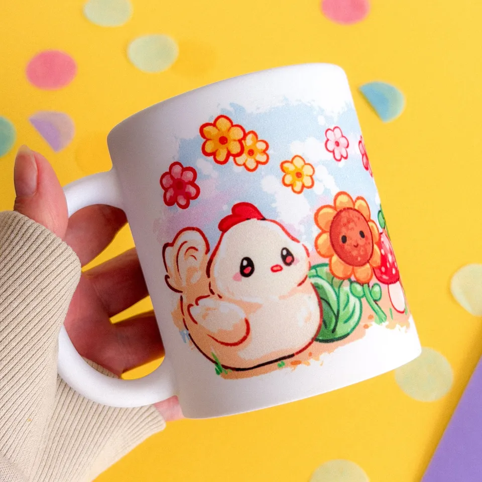 miamouz-farm-friends-tasse-keramik-330-ml-ente-huhn-matt image 1