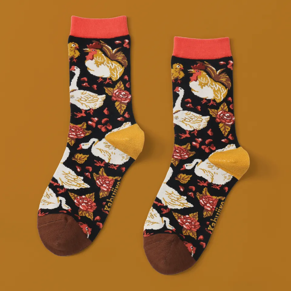 kabujiro-socks-farm-life-baumwollsocken-eu-37-43 image 1