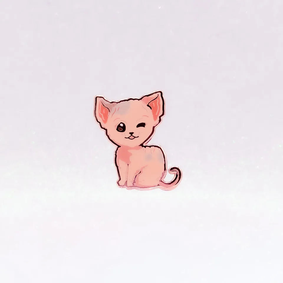 miamouz-sphynx-cat-emaille-pin-katzen-motiv-normale-qualit-t image 1
