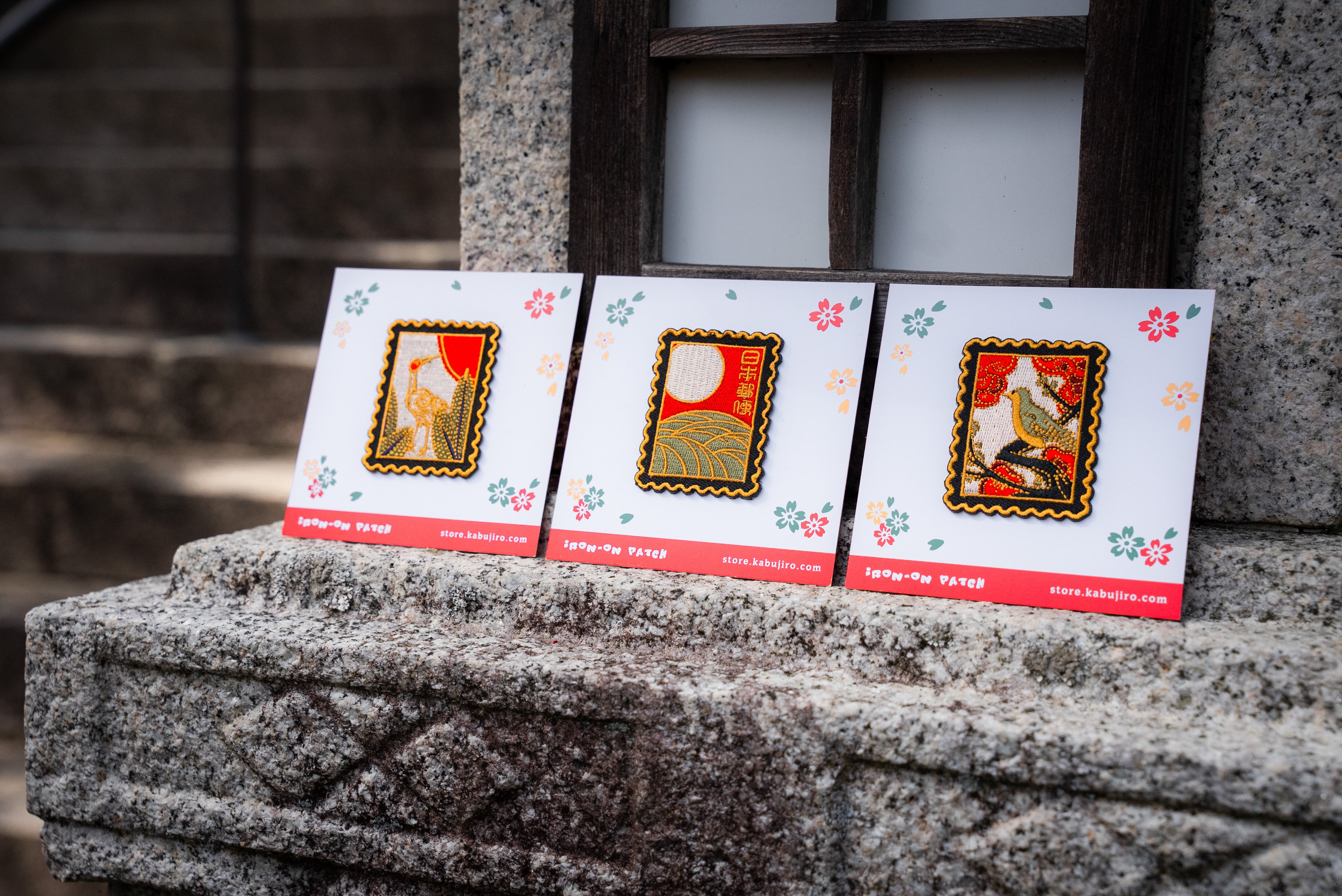 kabujiro-hanafuda-stamps-b-gelpatch-set-3tlg-6-cm image 2