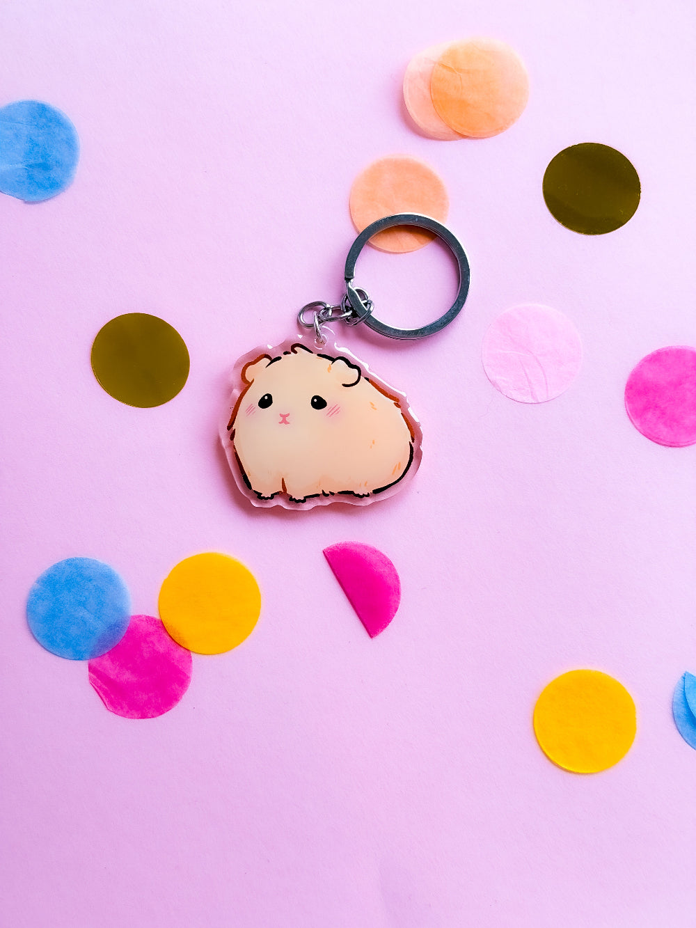 miamouz-keychains-meerschweinchen-anh-nger-albino-acryl-5-cm image 3