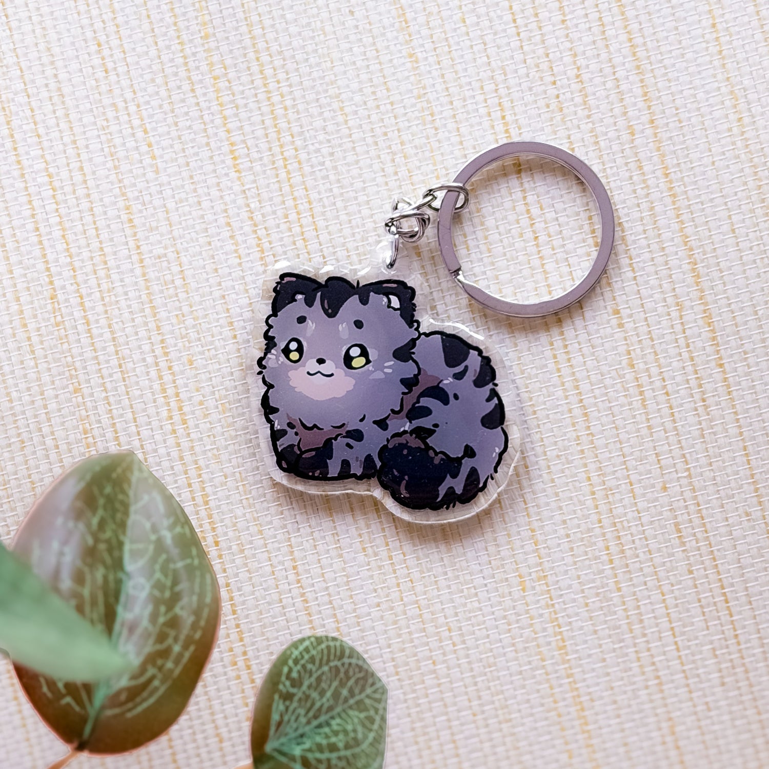 miamouz-grau-tabby-katze-schl-sselanh-nger-acryl-esh image 1