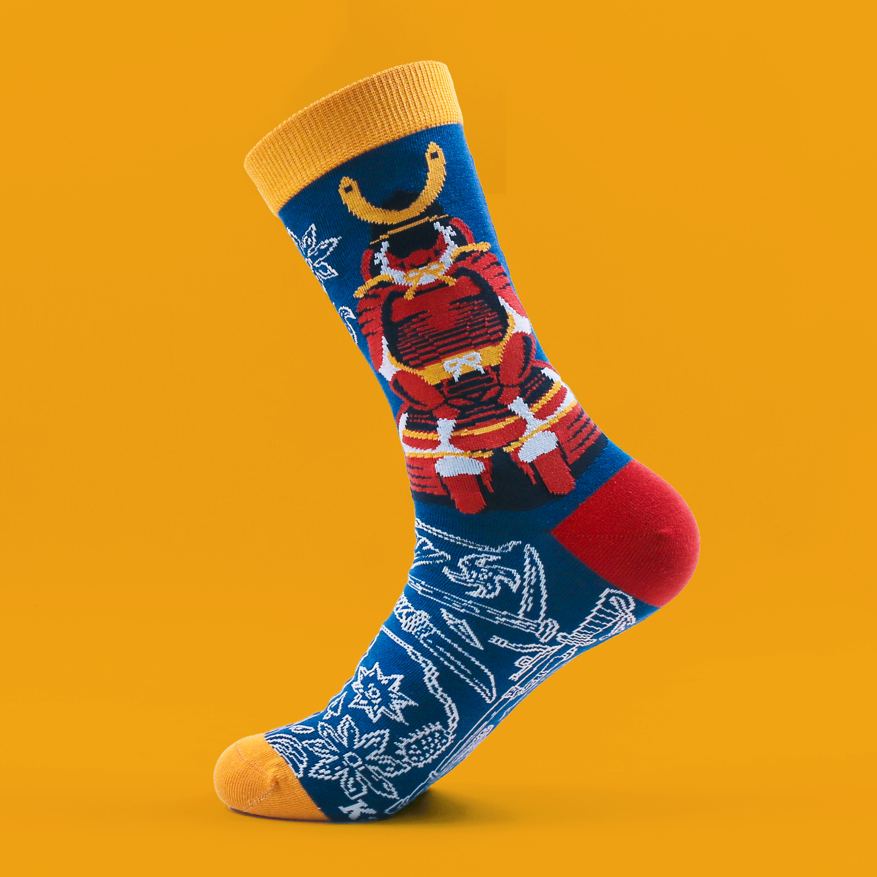 kabujiro-samurai-armour-socken-37-43-baumwolle image 1