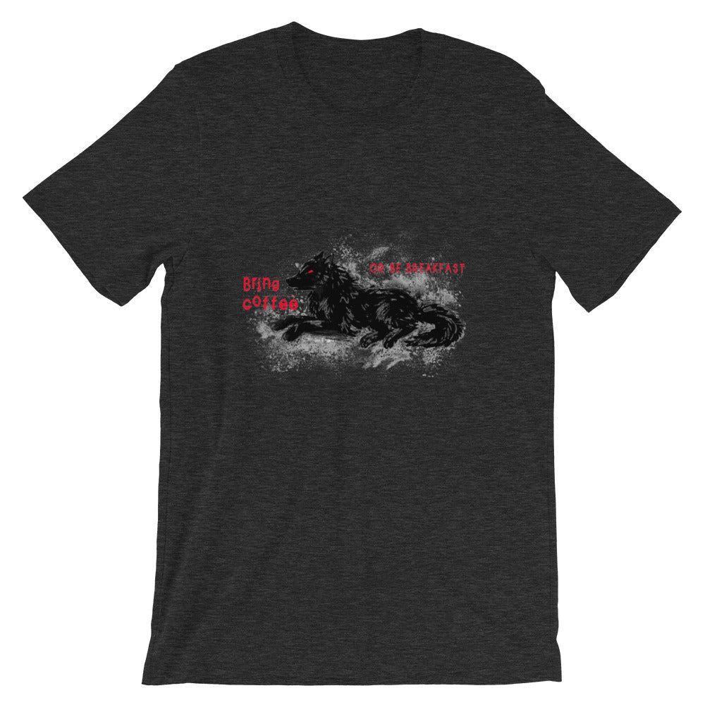 howling-riot-bring-coffee-or-be-breakfast-t-shirt-schwarz image 3