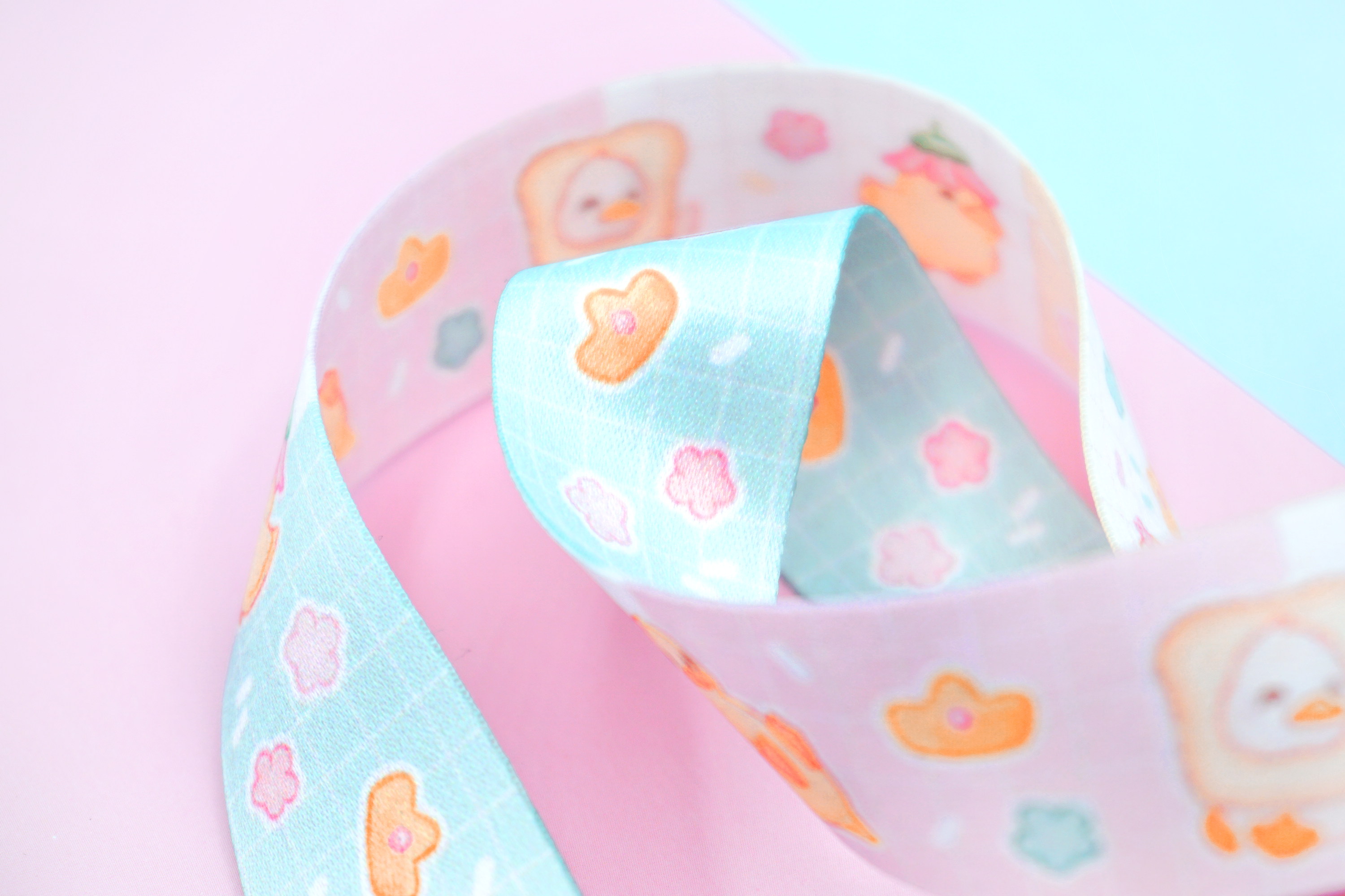 miamouz-duck-parade-lanyard-schl-sselband-ente-pastell-90cm image 2
