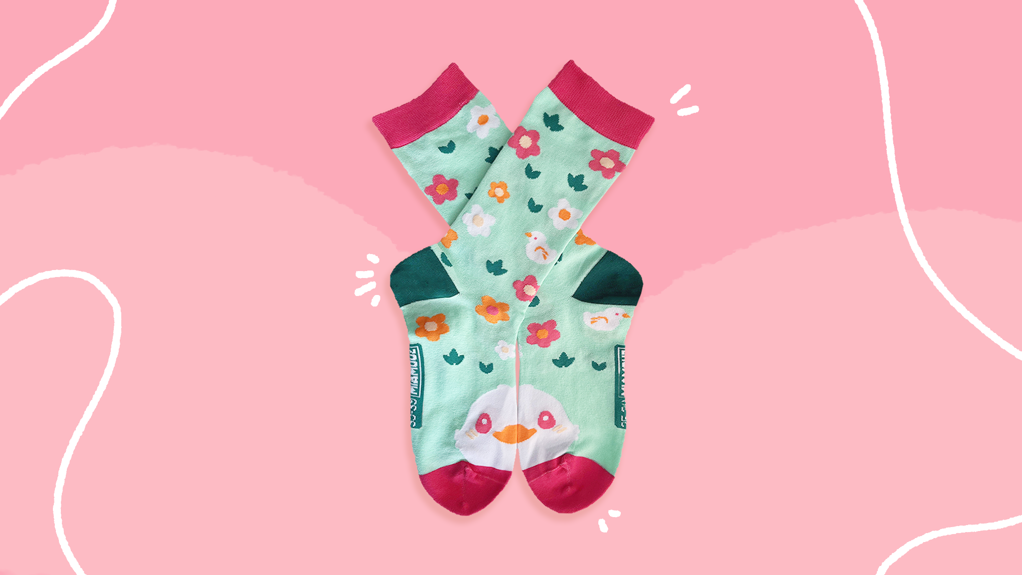 miamouz-duck-meadow-socken-enten-pastell-eu-35-44 image 2