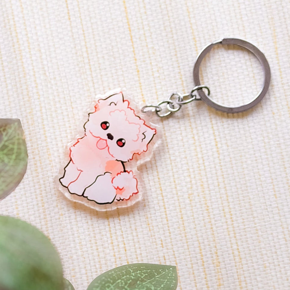 miamouz-yorkshire-terrier-keychain-acryl-hell-5-cm image 1