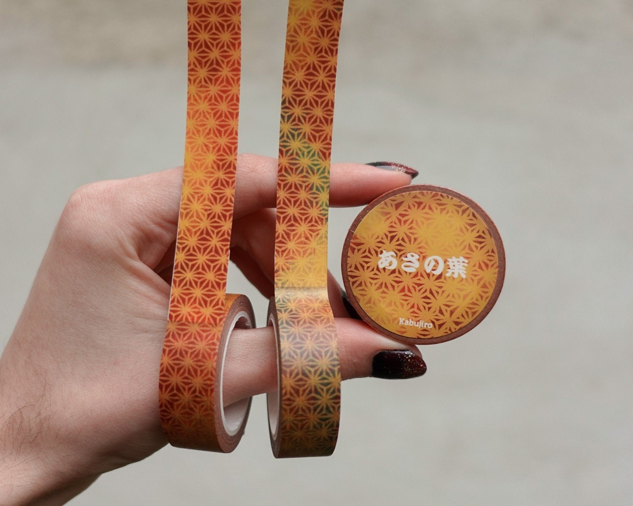 kabujiro-washi-tapes-asanoha-washi-tape-set-15mm-x-10m image 1