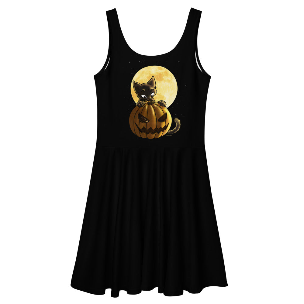 howling-riot-pumpkin-cat-skaterkleid-gr-m-halloween image 2