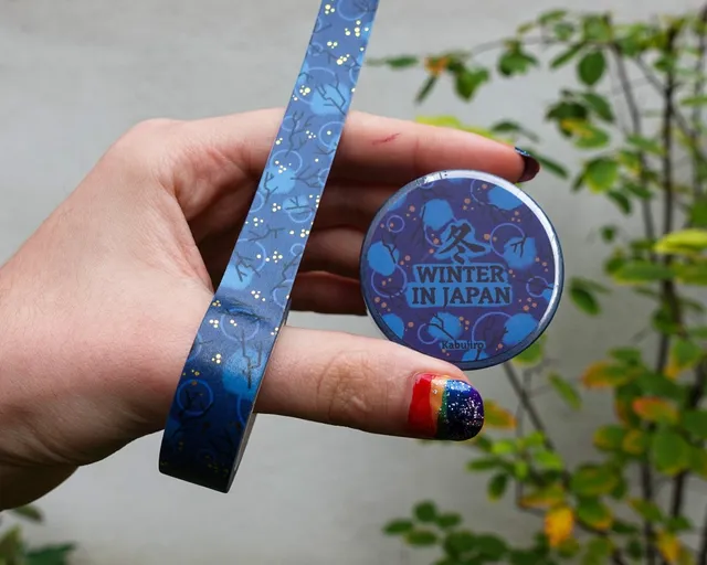 kabujiro-washi-tapes-winter-in-japan-goldfolie-15mmx10m image 1