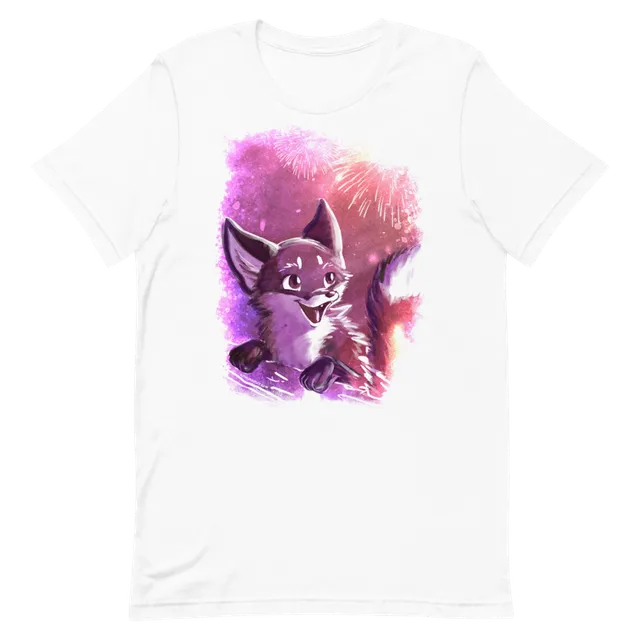 howling-riot-fireworks-fox-t-shirt-baumwolle image 1