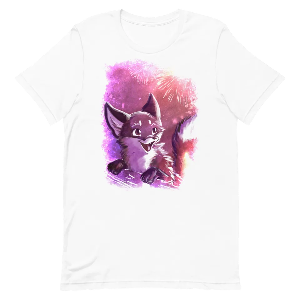 howling-riot-fireworks-fox-t-shirt-baumwolle image 1