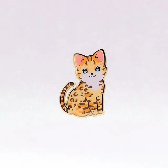 miamouz-bengal-cat-sand-emaille-pin-katzen-motiv-normale-qualit-t image 1
