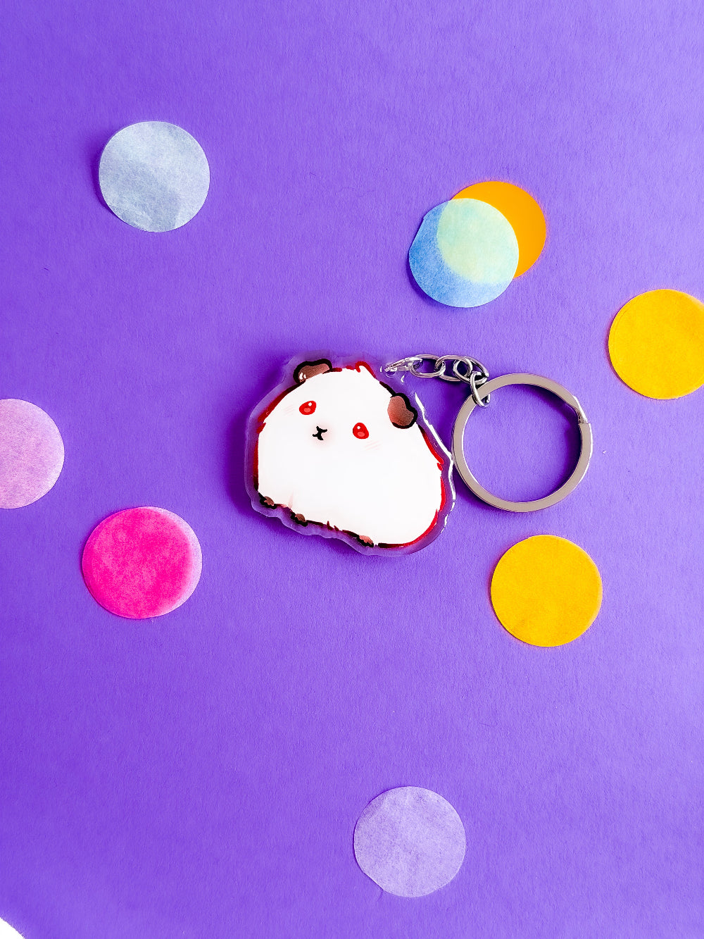 miamouz-keychains-meerschweinchen-anh-nger-albino-acryl-5-cm image 8