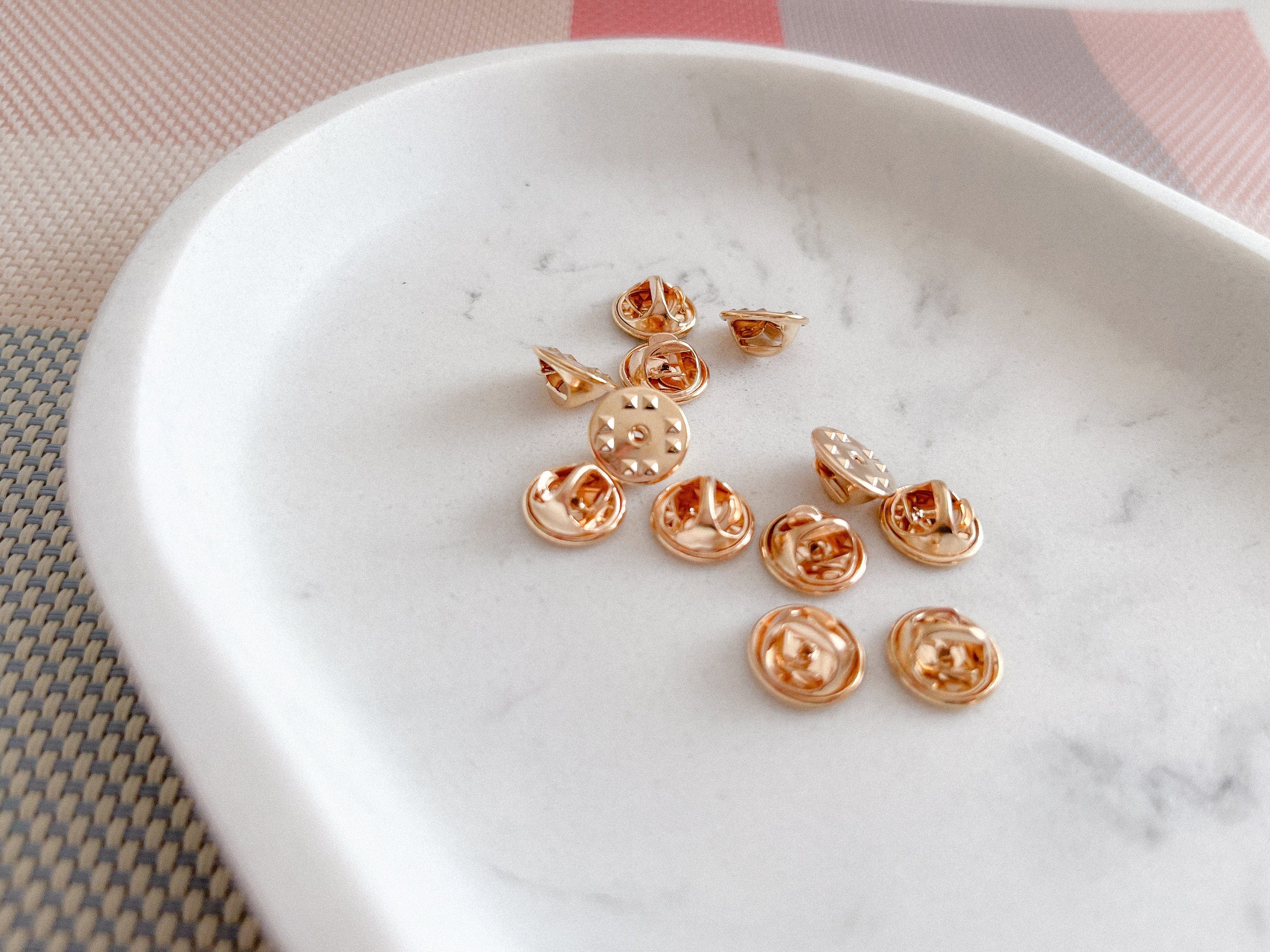 miamouz-pin-backs-metall-10-stk-gold-schmetterling image 2