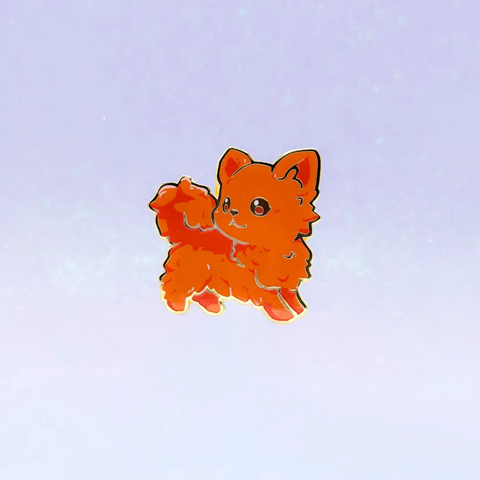 miamouz-enamel-pins-chihuahua-rot-hunde-pin-gold-33mm image 1