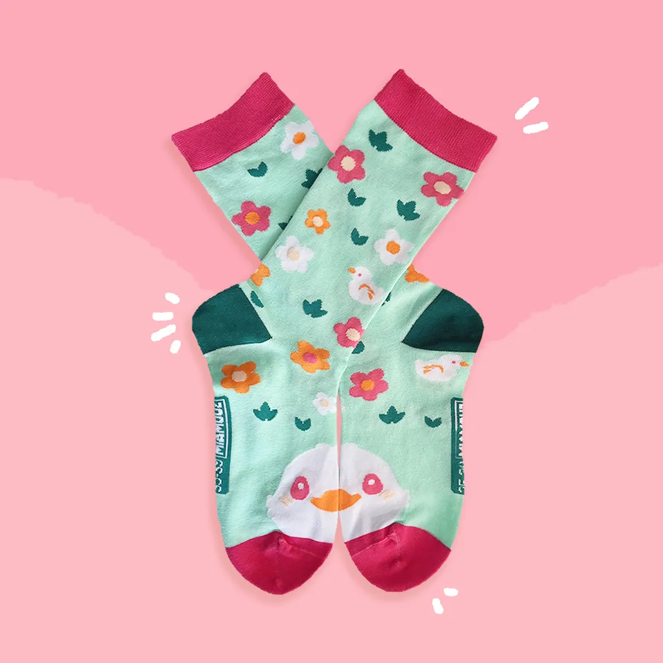 miamouz-duck-meadow-socken-enten-pastell-eu-35-44 image 1