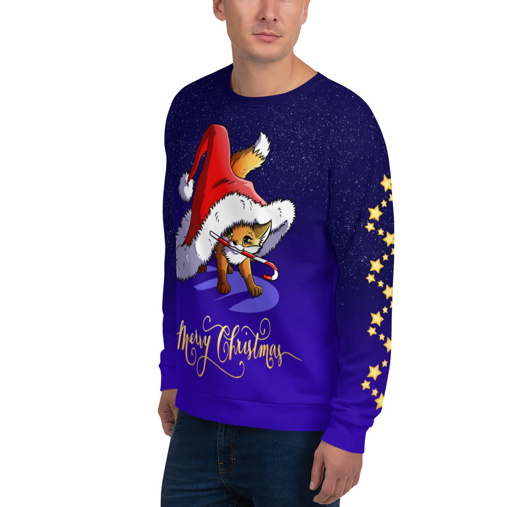 howling-riot-merry-christmas-fox-sweatshirt-gr-m image 7