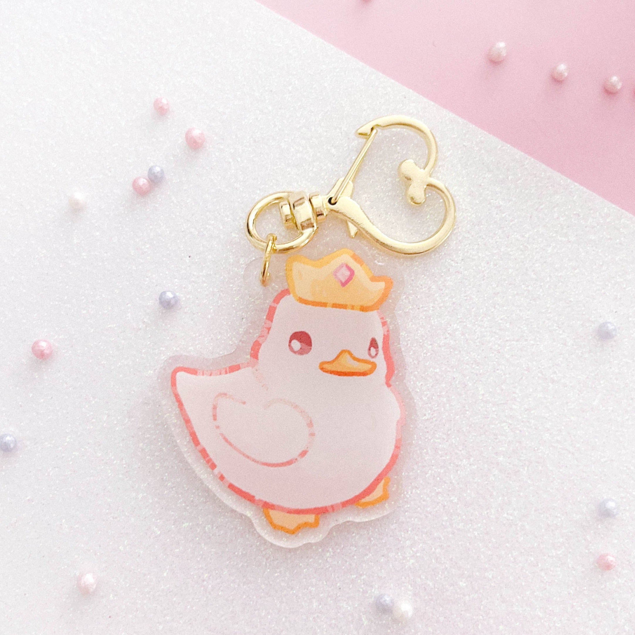 miamouz-keychains-royal-duck-ente-schl-sselanh-nger-herz image 1