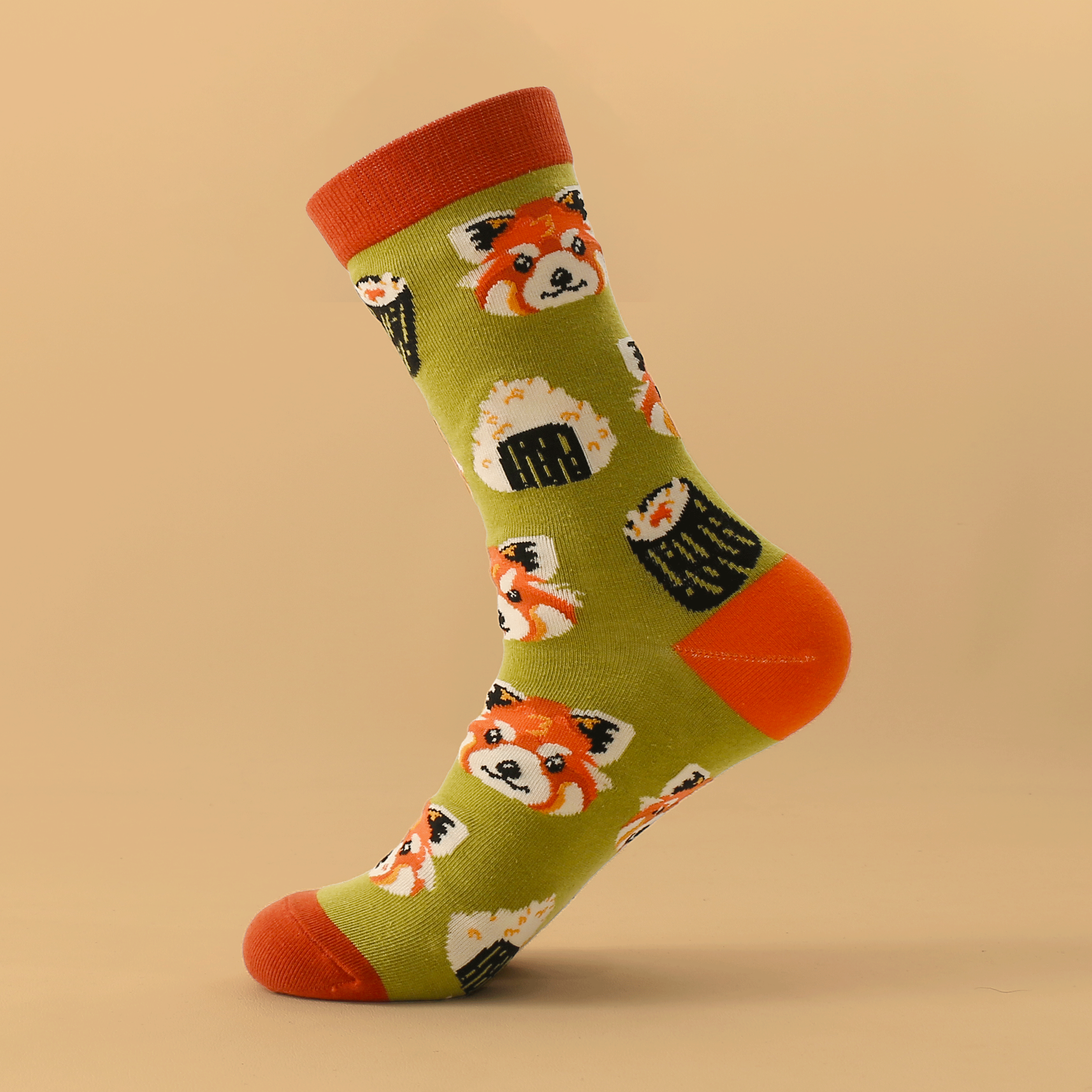 kabujiro-sushi-red-pandas-socken-eu-37-43-baumwolle image 2