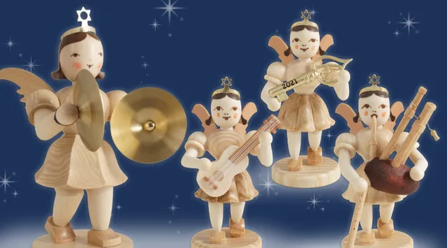 blank-neuheiten-2021-kurzrockengel-gitarre-holzfigur image 1