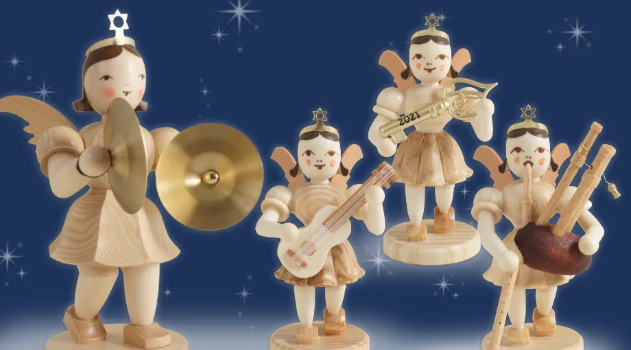 blank-neuheiten-2021-kurzrockengel-gitarre-holzfigur image 1