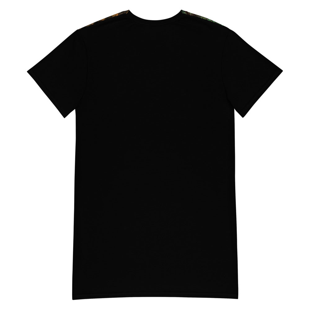 howling-riot-drinking-tiger-black-t-shirt-extra-lang-schwarz image 2