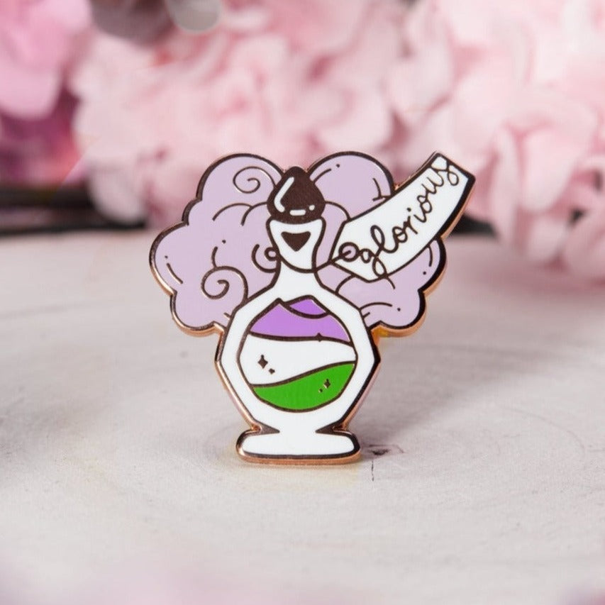 miamouz-enamel-pins-genderqueer-pride-potion-lgbtq-pin-gold image 1